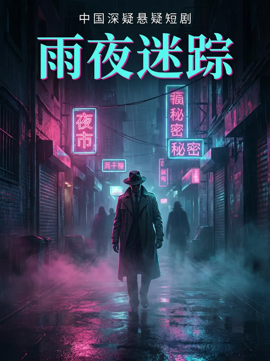 免费脱衣 悬疑追踪短剧 - 雨夜迷踪海报